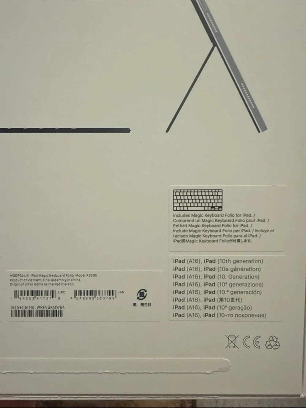 Apple iPad magic keyboard folio